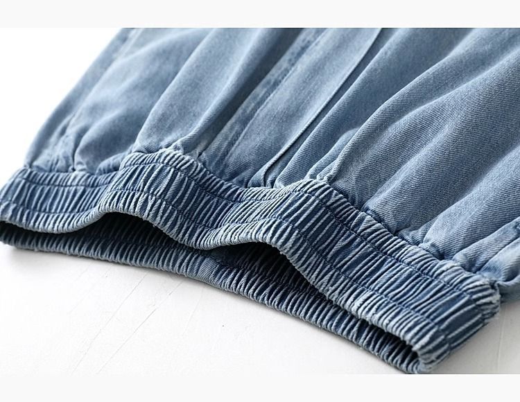 Damkläder Vår- och sommarkläder Nya elastiska jeans med hög midja Toppdräkt_voghion.com