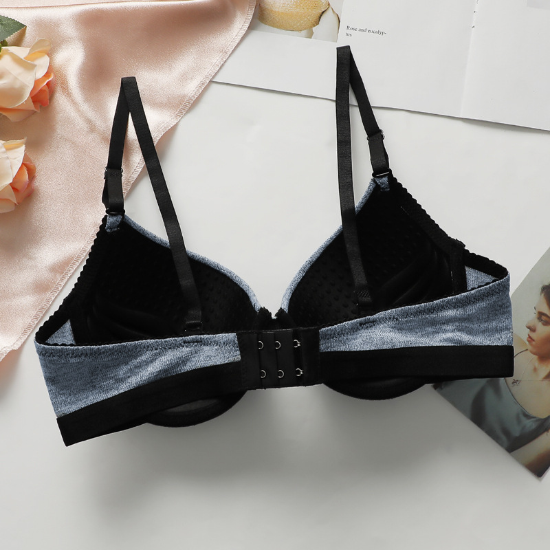 Unterwäsche für junge Damen, modischer BH mit mittlerer Körbchengröße für Mädchen, einfache Passform mit verstellbarem Stahlrand_voghion.com