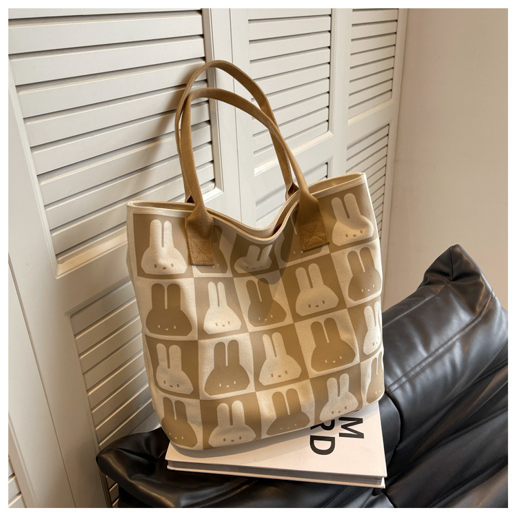 Borsa di tela da donna di grande capacità 2023 New Summer All-match Borsa di stoffa monospalla Borsa da viaggio per pendolari di classe avanzata_voghion.com