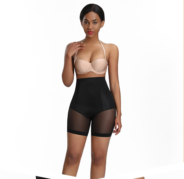 Neue große, nahtlose Hüftlifting-Hose mit hoher Taille, körperformende, atmungsaktive, nahtlose, körperformende Hose für übergewichtige Frauen nach der Geburt_voghion.com