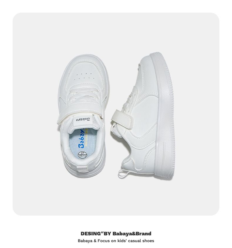 XD-YS50750 Children's White Shoes, Girls' Shoes, New Student White Shoes, And Boys' Casual Sports Shoes Are Trendy_voghion.com