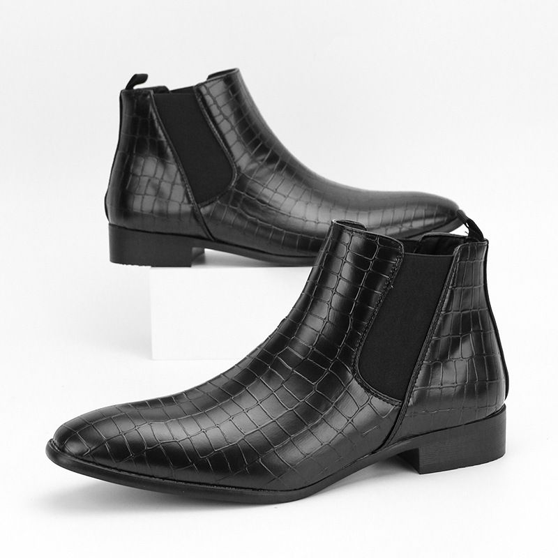 Herrenstiefel im britischen Stil, lässig, alles stilvolle Herrenstiefeletten_voghion.com