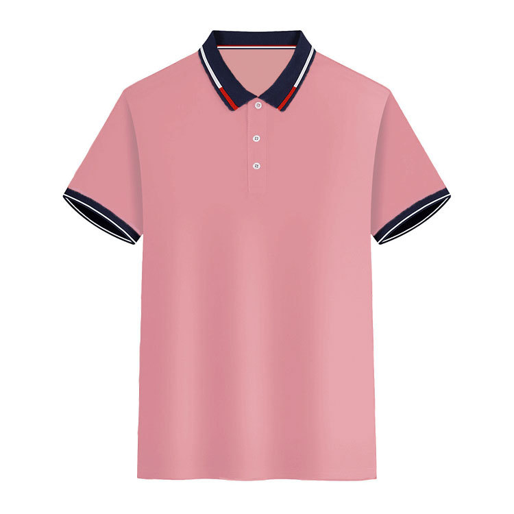 Herren neues Poloshirt T-Shirt Sommer Arbeitskleidung Poloshirt individuell revers T-Shirt Arbeitskleidung Revers Text_voghion.com