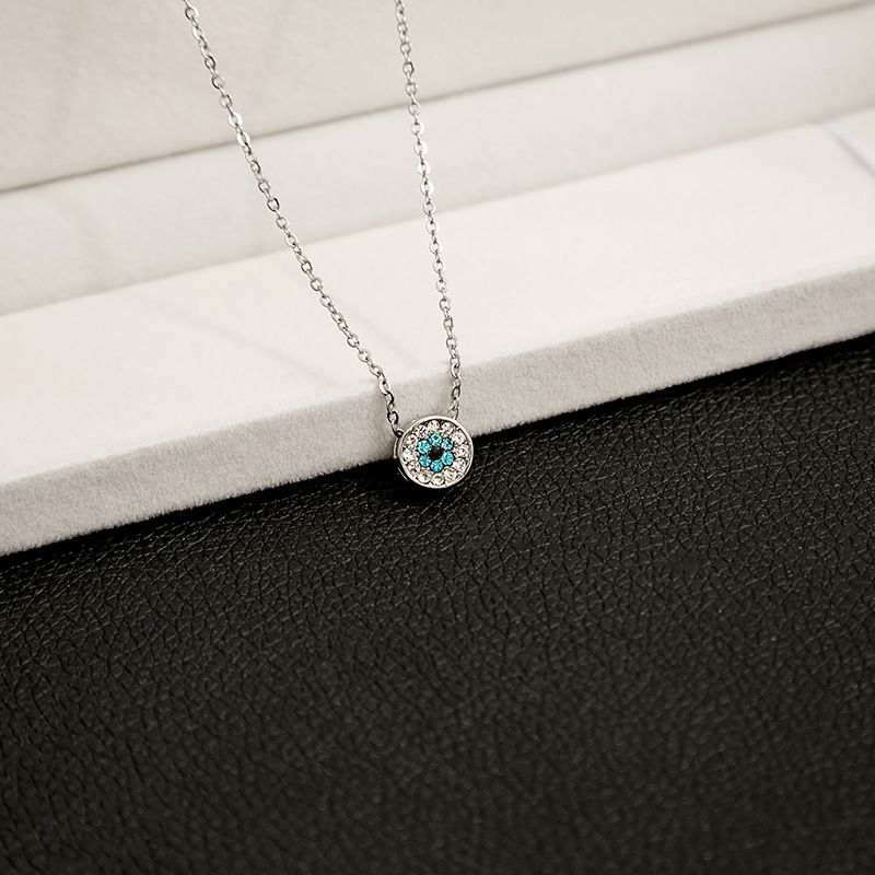 Collier œil du diable à la vente transfrontalière européenne et américaine, niche simple, collier attrape-rêves rétro avec abeille et diamants incrustés_voghion.com