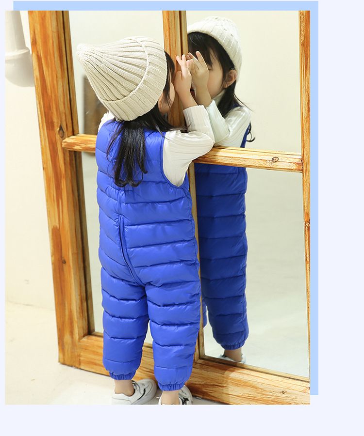 Pantaloni imbottiti per bambini, capispalla ispessiti, nuovi capi invernali per ragazzi e ragazze, tute e salopette per neonati_voghion.com
