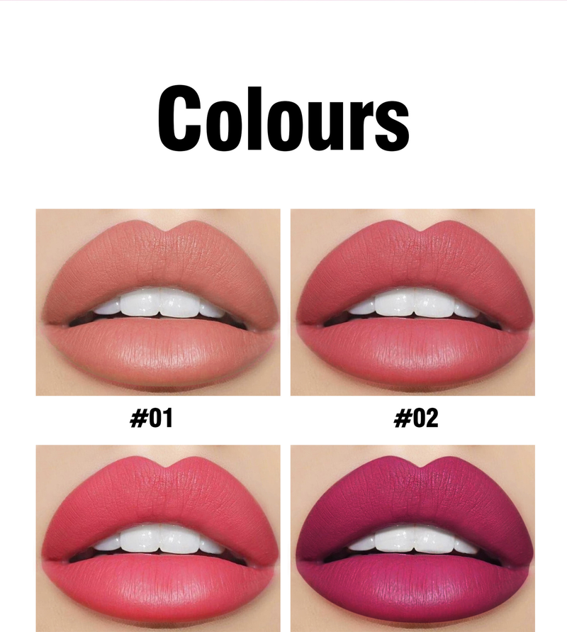 HANDAIYAN 2 - In - 1 Lipstick - Matte, Moisturizing & Nourishing, 8 - Color Heart - Shaped Lip Balm_voghion.com