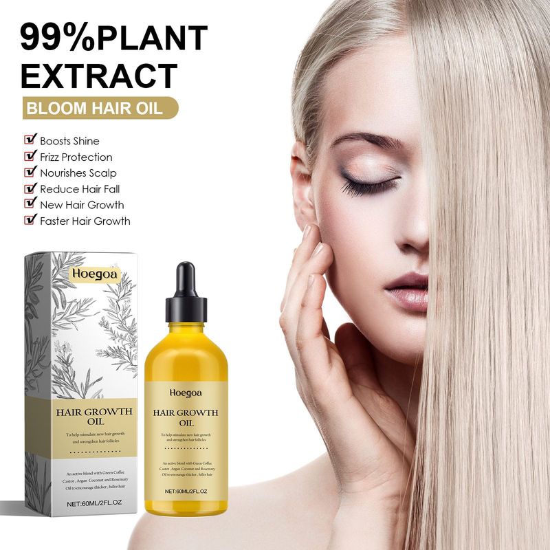 HOEGOA Rosemary Hair Care For Scalp Care, Soft Smooth Glossy Nourishing Hair, Soothing And Smoothing Fury Essential Oil_voghion.com