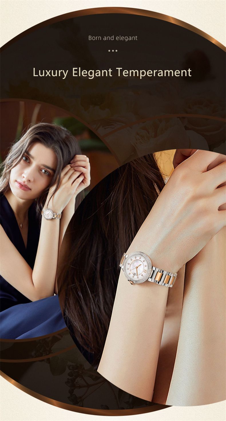 IW Orologi da polso da donna alla moda casual di lusso semplici da donna Orologio analogico al quarzo Orologio da donna elegante Reloj Mujer Orologio Reloj Mujer_voghion.com