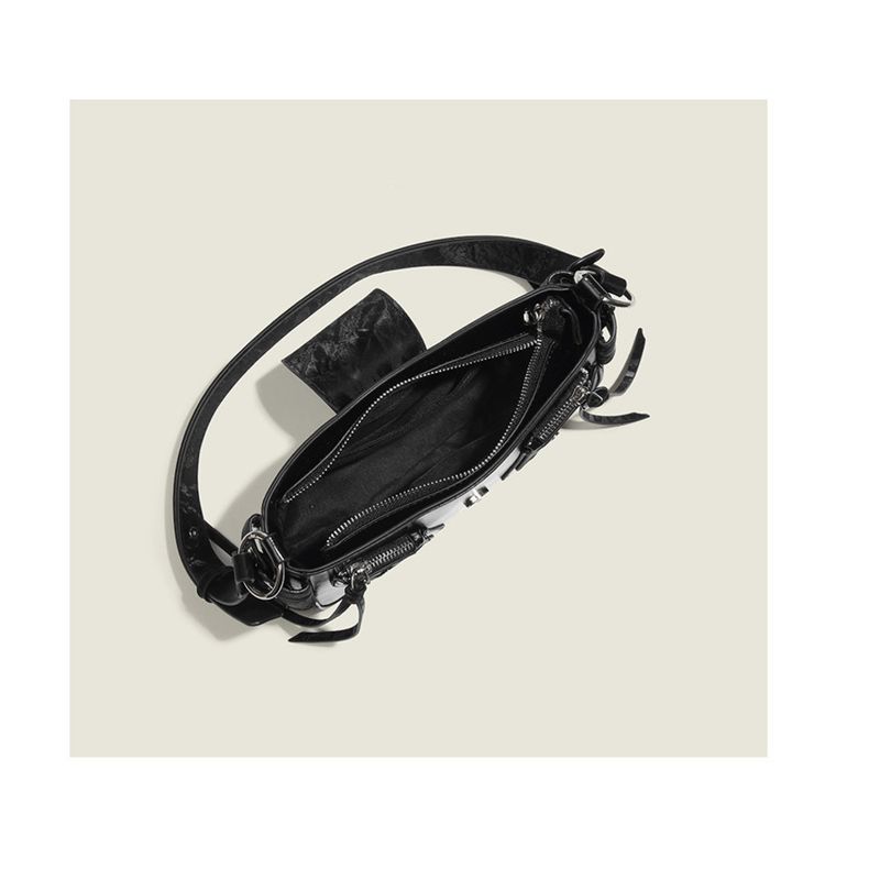 South Korean Women's Niche Bow 2025 Autumn/Winter New Fashion Small Square Sweet And Cool Girl Style Single Shoulder_voghion.com