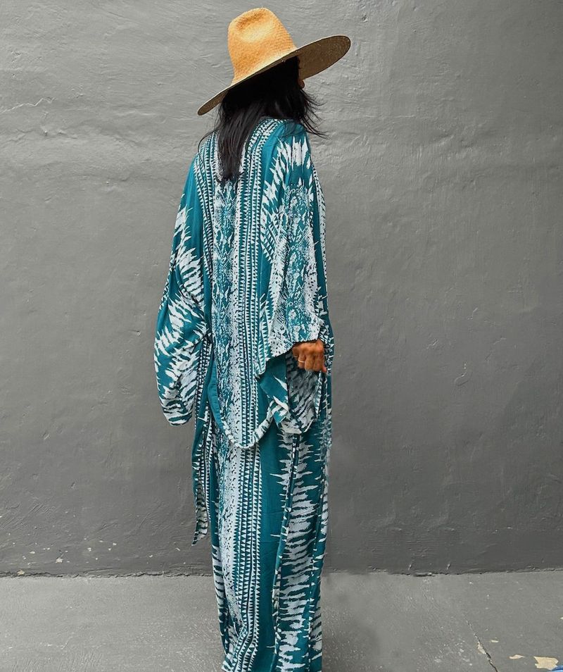 "Leichte bedruckte Strand-Strickjacke für Damen – Lockere Sonnenschutzjacke für Pool und Urlaub"_voghion.com