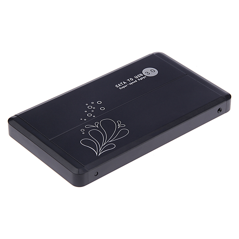 2.5 Inch Mobile Hard Drive Case Universal Tool Free Shockproof Data Portable SATA to USB3.0 SSD External Storage HDD Box_voghion.com