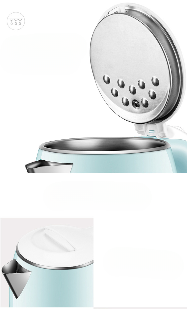 Ηλεκτρικός βραστήρας από ανοξείδωτο ατσάλι 304, ηλεκτρικός βραστήρας από ανοξείδωτο χάλυβα, νέος Konka's Home Hotel Μεγάλης χωρητικότητας Automatic Power Off Insulation 304_voghion.com