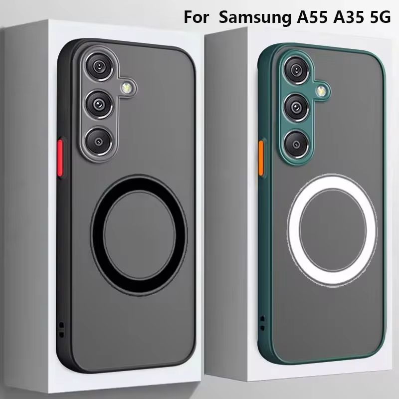 Magnetic For Samsung Galaxy A56 A55 A54 A16 A36 A26 A35 A25 A15 A53 A34 A14 A32 A13 A51 A71 5G Shockproof Phone Case_voghion.com
