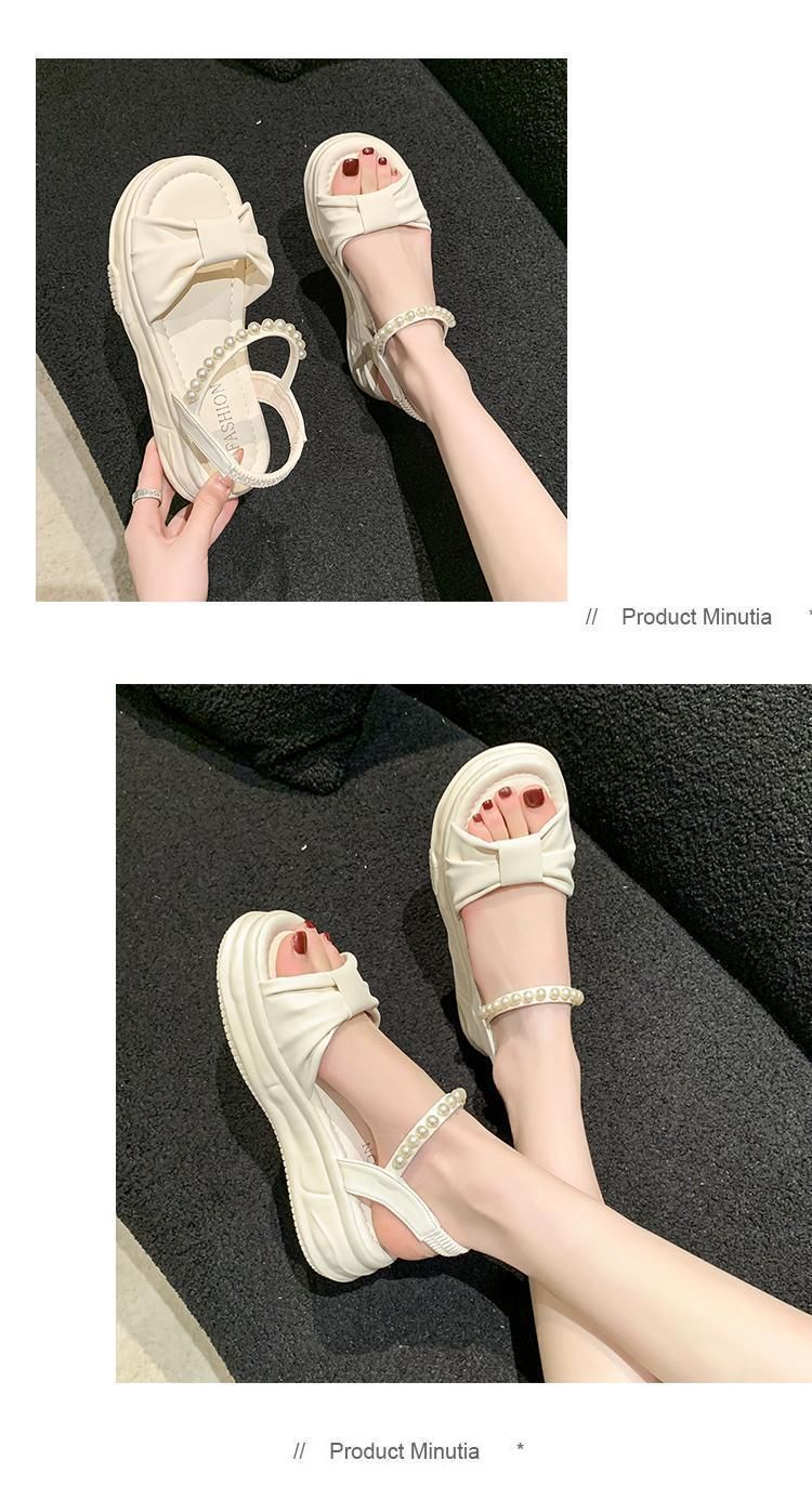 Sandalen Damen 2025 Sommer Neue Weiche Sohlen Vielseitige Römische Damenschuhe Für Kleine Mädchen Fee Stil Mode Sandalen_voghion.com