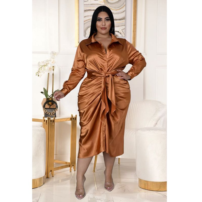 Damenbekleidung Nachtclubkleidung Reflektierendes Hemdkleid aus Seide mit plissierten Trägern_voghion.com