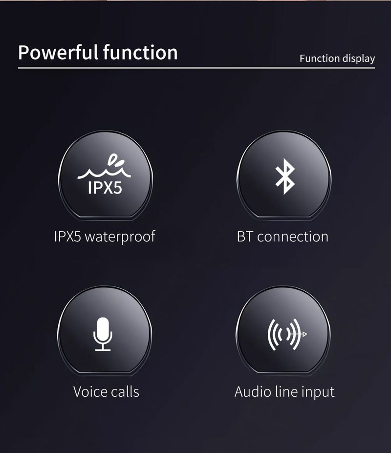 Mini głośnik TG506 przenośny mini bezprzewodowy soundbar Bluetooth 5.0 zewnętrzny głośnik HIFI do użytku wewnątrz obsługa karty TF radio FM_voghion.com