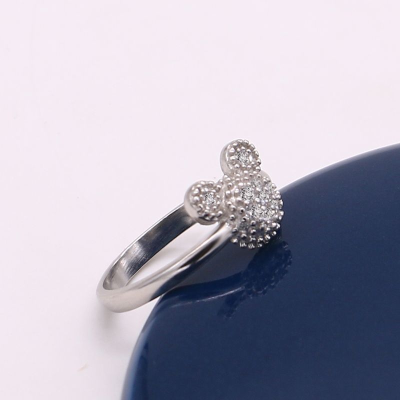 Anello in argento sterling mini squisito alla moda per donna, dolce gioiello da donna, intarsiato con zircone, regalo di compleanno_voghion.com