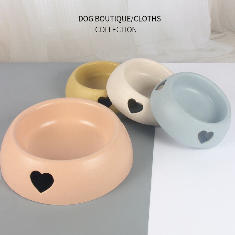 Benodigdheden Hond Rijst Plastic Liefde Enkele Huisdier Kattenvoerbak_voghion.com
