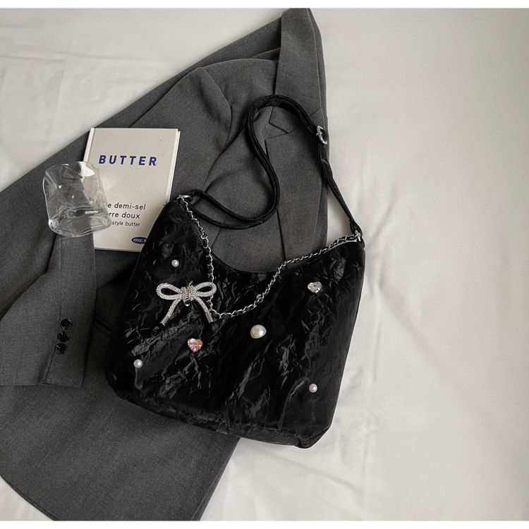 Women's Bags Students' Large Capacity Bags For Class, Women's New Style Korean Tote Bags, Versatile Shoulder Messenger Bags, Commuter Bags_voghion.com