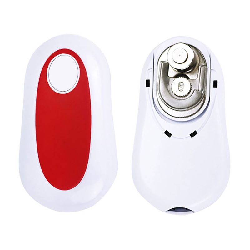 Apriscatole elettrico portatile apriscatole automatico con bordo liscio apriscatole elettrico portatile ergonomico apriscatole per barattoli di latta utensili da cucina_voghion.com