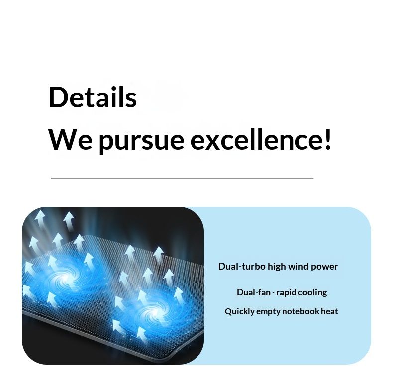 NeoGear NeoGear Cooler 14 pollici 15 pollici Potente base di raffreddamento silenziosa per laptop Disponibile_voghion.com