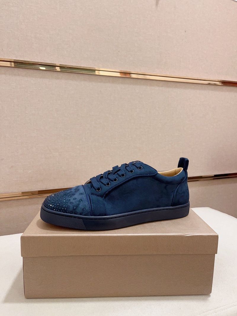 Neuer Stil 2025 Neue Herren Trendy Marke Casual Sports High-End Sneakers Patchwork Rivet Fashion Rote Sohle Weiße Schuhe_voghion.com