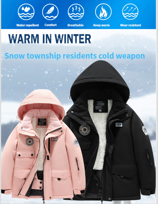 Nuovo set invernale per bambini, completo da ragazzo e giacca impermeabile antivento, pantaloni da sci professionali caldi e spessi per ragazze_voghion.com