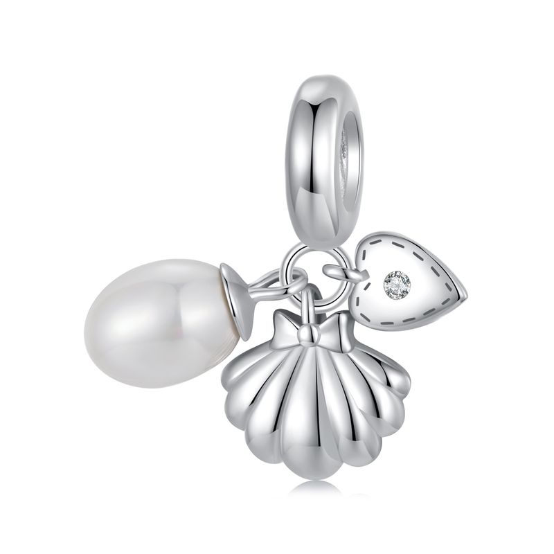 Shell Pendant Charm Sterling Silver Charm,SCC2973_voghion.com