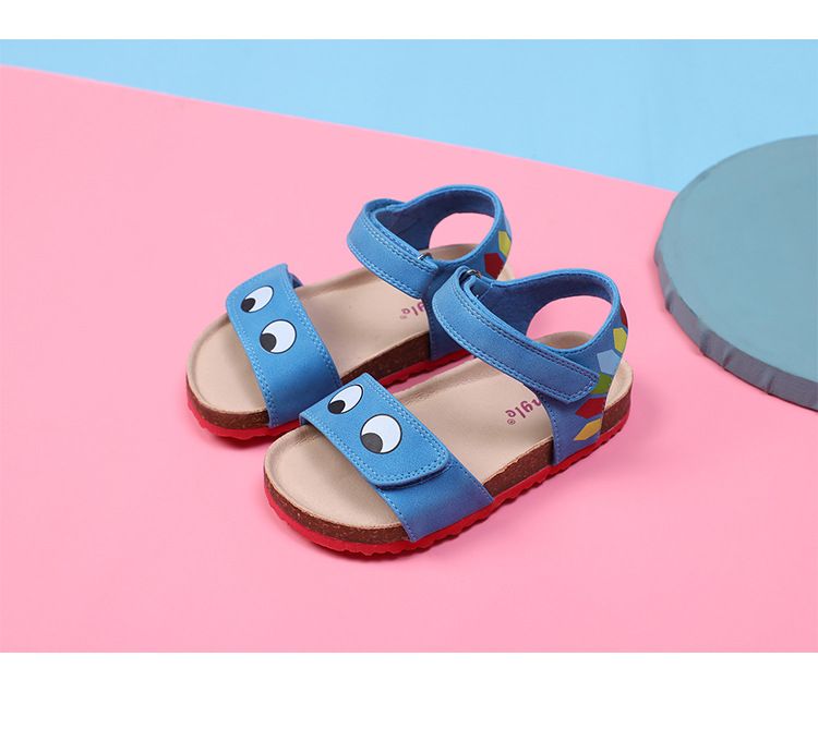 Mother & Kids Girls Sandals Female 2024 New Summer Princess Cute Cartoon Korean Version Pink Girl Boys Beach Shoes_voghion.com