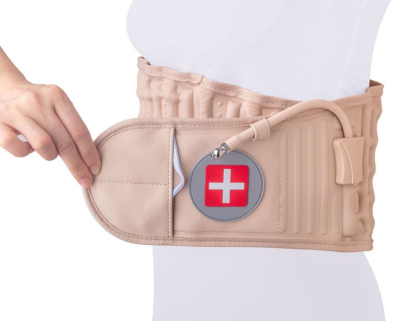 Lendensteun Decompressie Taille Lucht Tractie Brace Wervelkolom Rugverlichtingsgordel Rugpijn Ontlastingsapparaat Massager_voghion.com