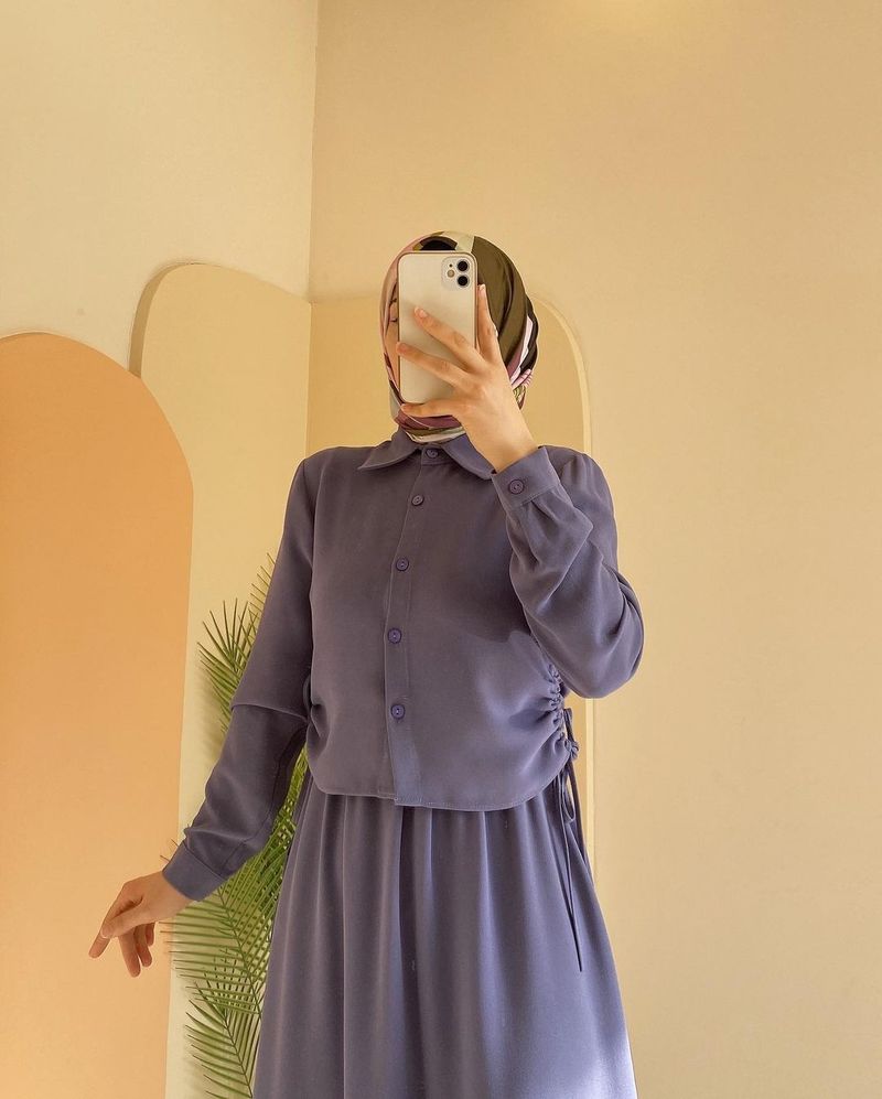 Women's Clothing Long Sleeved Shirt Temperament Women's Long Skirt Skirt Suit_voghion.com