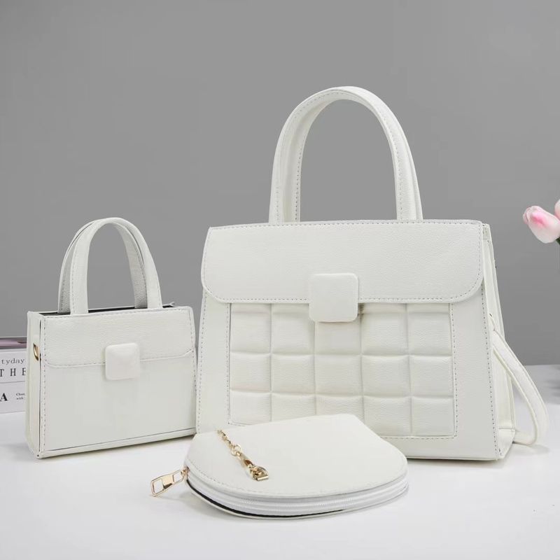 Women's Bags autumn and winter new commuter large capacity tote bag Korean version shoulder bag three piece messenger bag versatile handbag_voghion.com