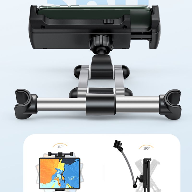 Universal Auto Rücksitzhalter 360 Grad drehbar Ständer Auto Kopfstützenhalter für Tablet PC iPad Mini für iPhone 11 Xiaomi_voghion.com