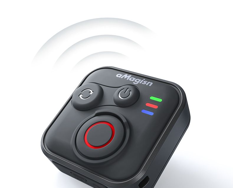 Wireless Bluetooth Remote Control With Wrist Strap For Insta360 X5/X4/Ace Pro Go Pro Hero13/12/11/10 IOS/Android Action_voghion.com
