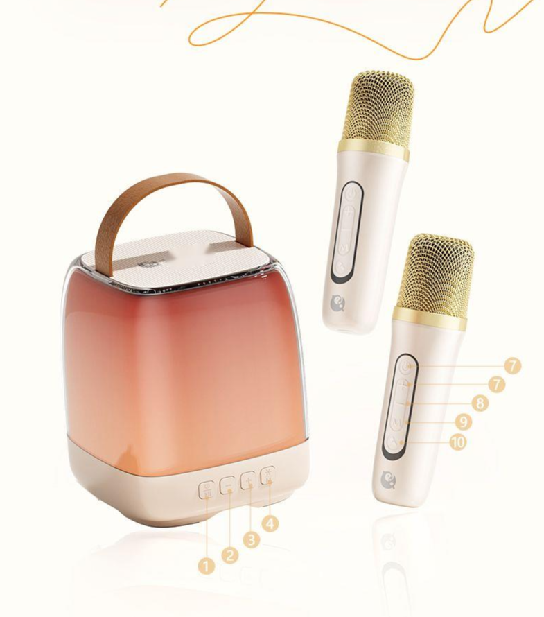 Universele MZ39 Bluetooth draadloze K-Sing luidspreker Buiten zangmicrofoon Thuis KTV_voghion.com