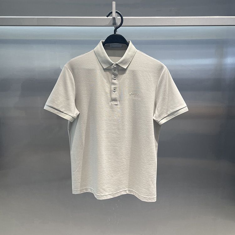 Men's Clothing Shirt Short Sleeved Lapel Fashion Casual Handsome T Shirt_voghion.com