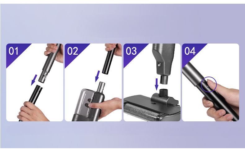 Smart Cleaning Mop Kehrmaschine All-in-One 3-in-1 Bodenreiniger Haushaltskehrmaschine Selbstreinigender Staubsauger_voghion.com