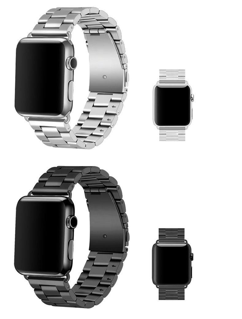 Geschikt voor 42mm 46mm metalen horlogeband horloge 78910 generatie drie kralen metalen horlogeband ketting armband_voghion.com
