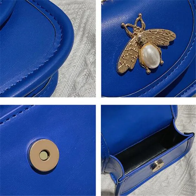 Monedero de abejas para niños, bolso de un solo hombro con cadena para niñas, bolsos de mensajero de diseñador para niños, Mini billetera de princesa para niños 2022_voghion.com