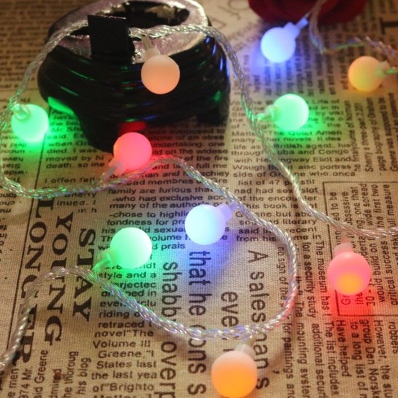 LED Small Colorful Flashing String Starry Sky Birthday Atmosphere Bedroom Room Decoration Star Lights Indoor_voghion.com