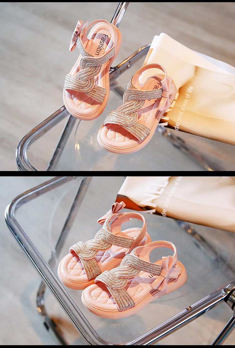 Meedercher Summer 2024 Nei Sandalen: Big Boy Pearl Water Diamond Damen Réimesch Schong Moud Prinzessin Sandalen_voghion.com