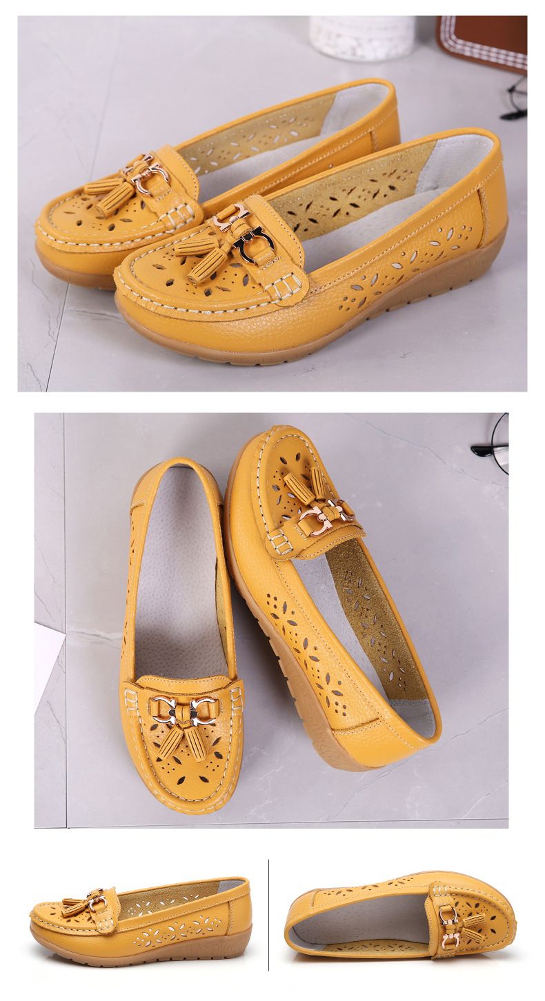 Doudou weibliche Mutter Schuhe faule Schuhe Damenschuhe Damen Casual Single Schuhe_voghion.com