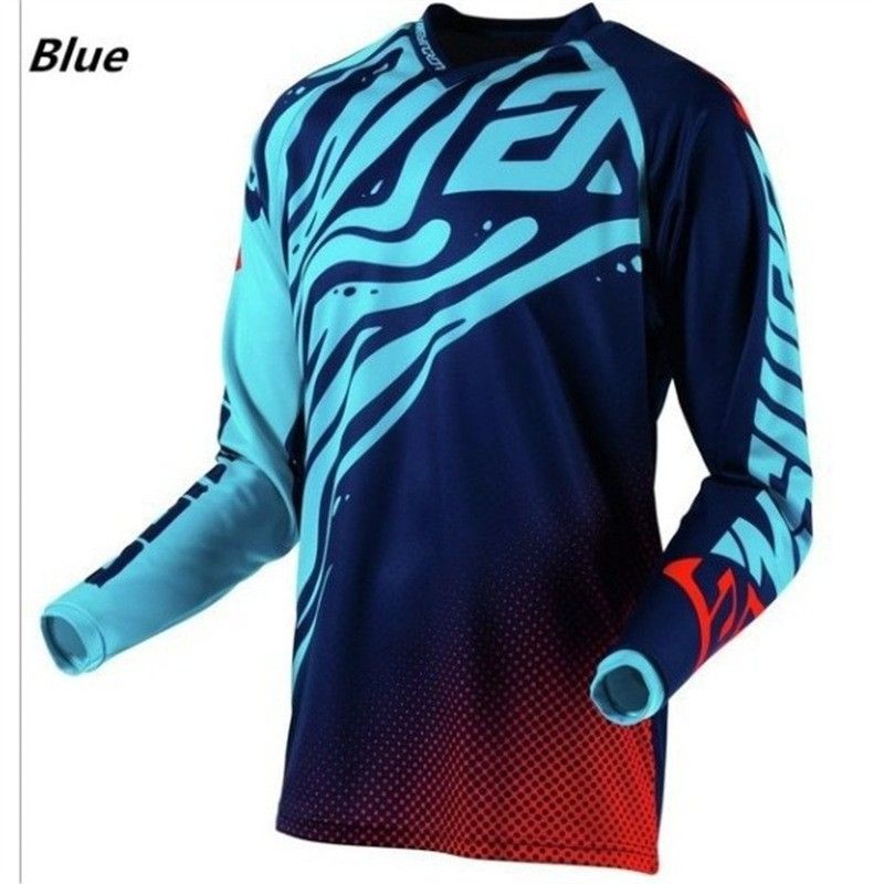 Maillot de cyclisme à manches longues pour VTT et moto tout-terrain, séchage rapide, été_voghion.com