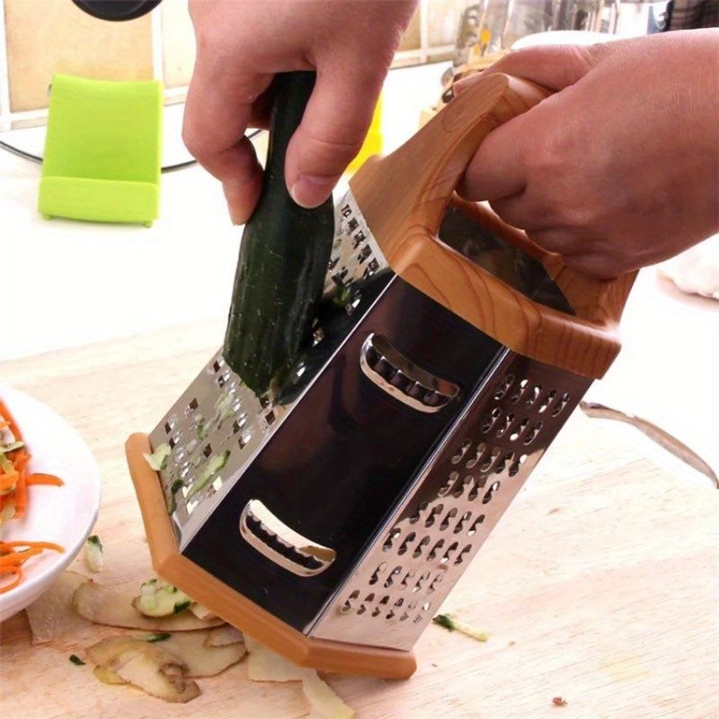 Multi Functional Vegetable Chopper, Household Cheese Slicer, Vegetable Slicer, 6-sided Manual Food Chopper, Kitchen Utensils_voghion.com