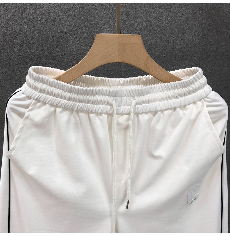 Herrenbekleidung Kordelzug Slim Fit Hose Frühling und Herbst Elastische Taille Stretch Sport Casual Hose_voghion.com