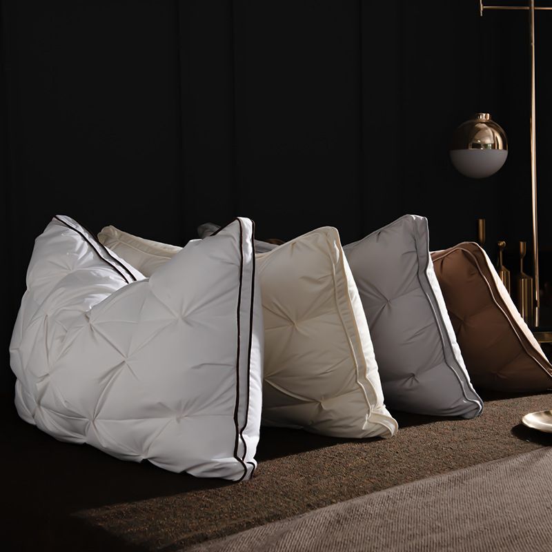 Cotton Down Pillow Twisted Flower Pillow Core Hotel Three Dimensional Home Pillow Homestay Five Star White Goose Down_voghion.com