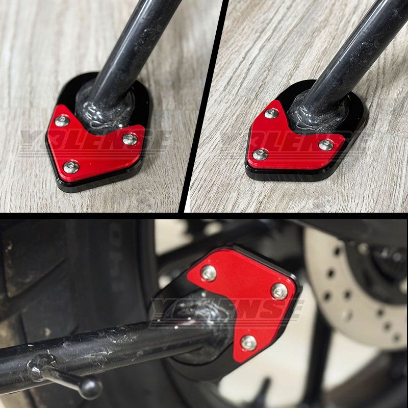 For Scrambler 400X Speed 400 2024 2025 NEW Motorcycle CNC Kickstand Foot Side Stand Extension Pad Support Plate Enlarge Stand_voghion.com