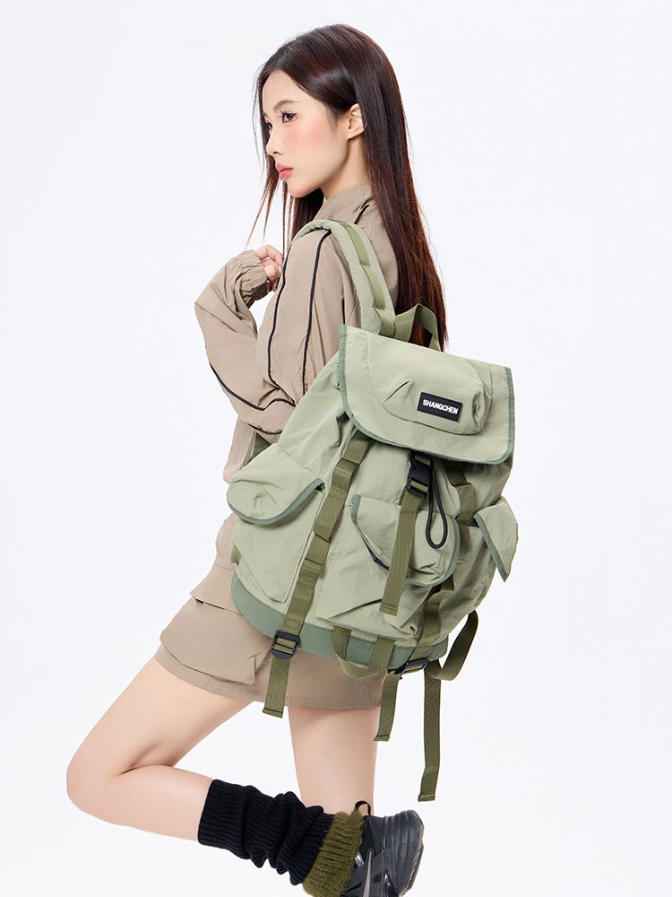 Zaino da viaggio leggero e capiente per studenti universitari, da donna, per escursioni all'aperto, di bell'aspetto, da uomo, per computer._voghion.com