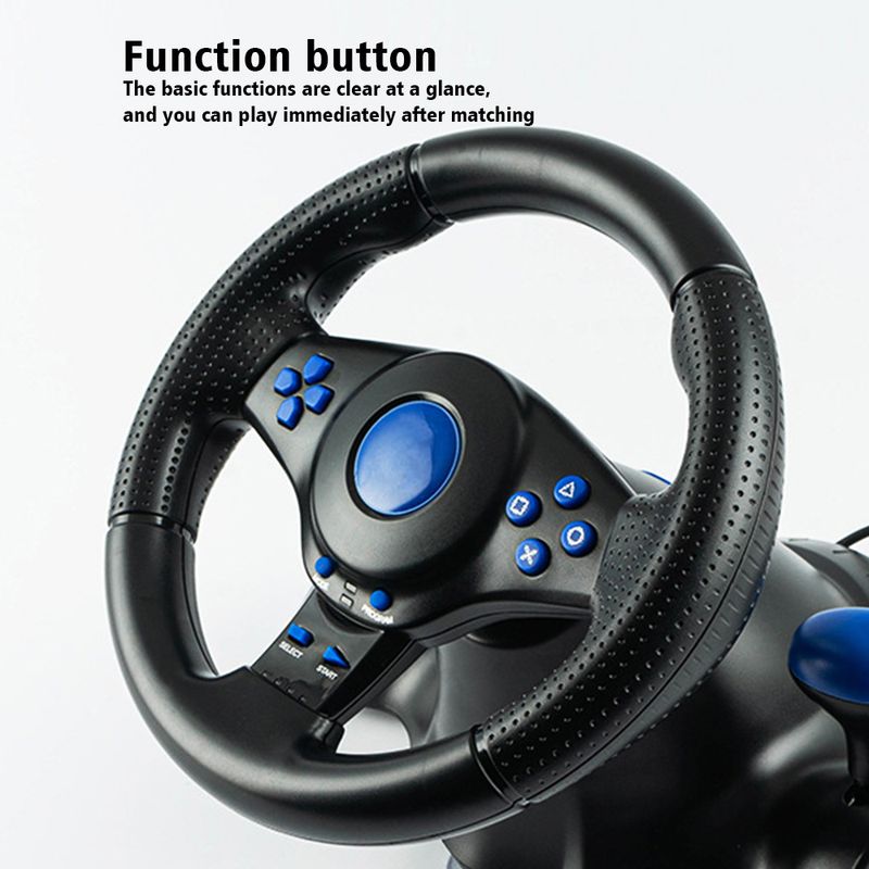Geeignet für Switch/Xbox One/360/PS4/PS2/PS3/PC-Rennspiel Seven-in-One-Lenkrad_voghion.com