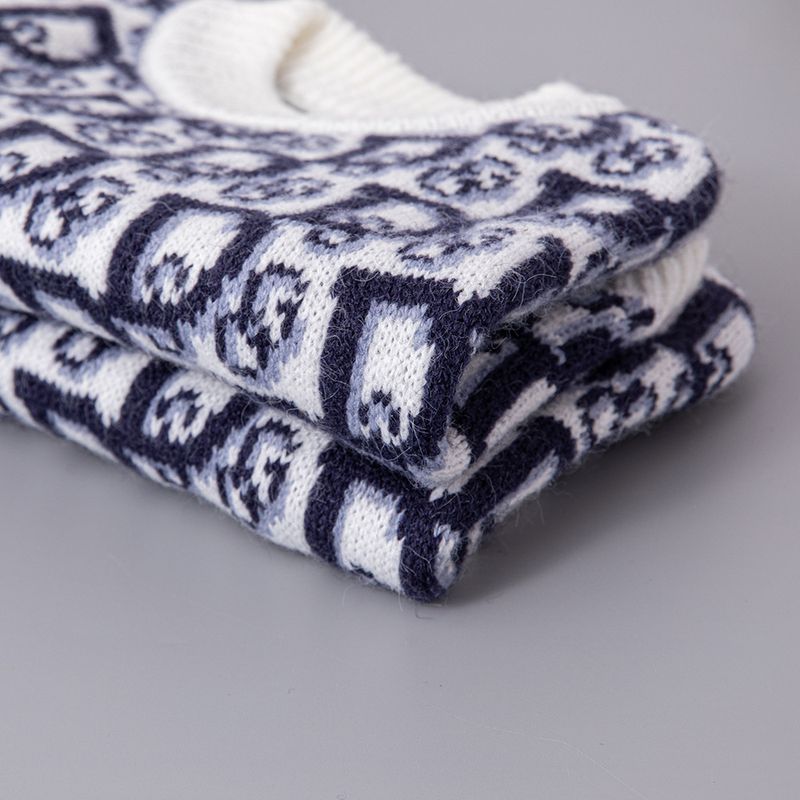 New Thickened Pet Autumn Winter Warm Fashion Dog Clothing Schnauzer Small And Medium Dogs Knitted Sweater_voghion.com